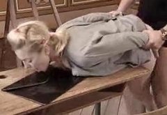 Student Fucked By Teacher On Classroom Table By